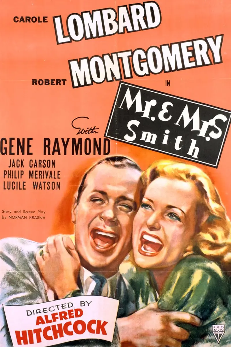Mr. & Mrs. Smith (1941) - Alfred Hitchcock  Colorized Version 1