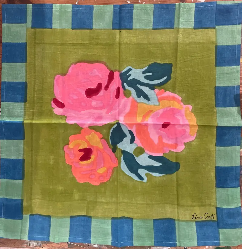 Nizam Acid Green Napkins | Lisa Corti 1