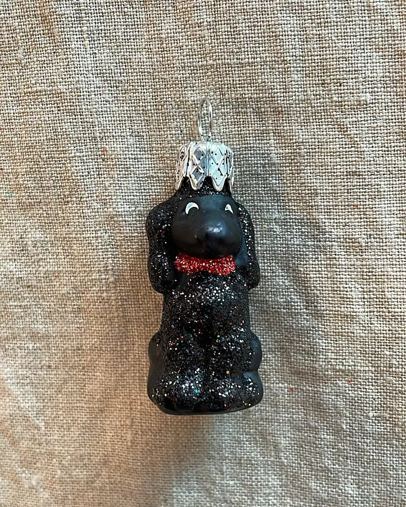 Nostalgic Mini Black Dog | Nostalgie Christbaumschmuck | Christmas Ornament 1