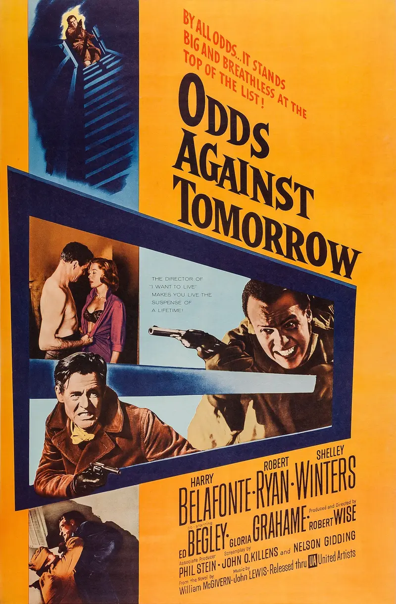 Odds Against Tomorrow (1959) - Harry Belafonte  Colorized Version 1