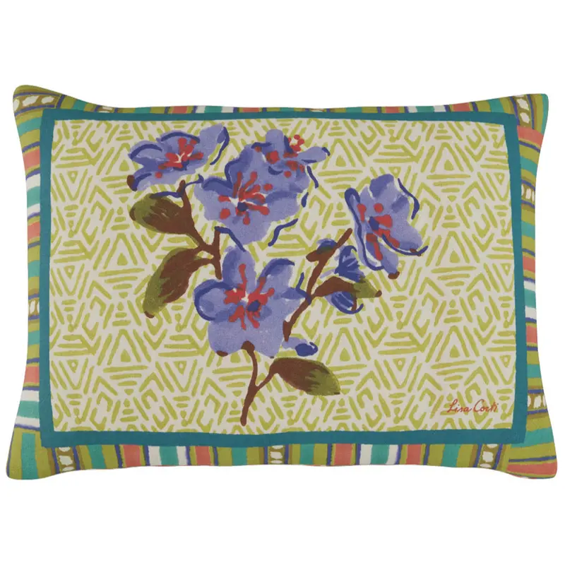 Oriental Garden Chutney Cushion | Lisa Corti 1