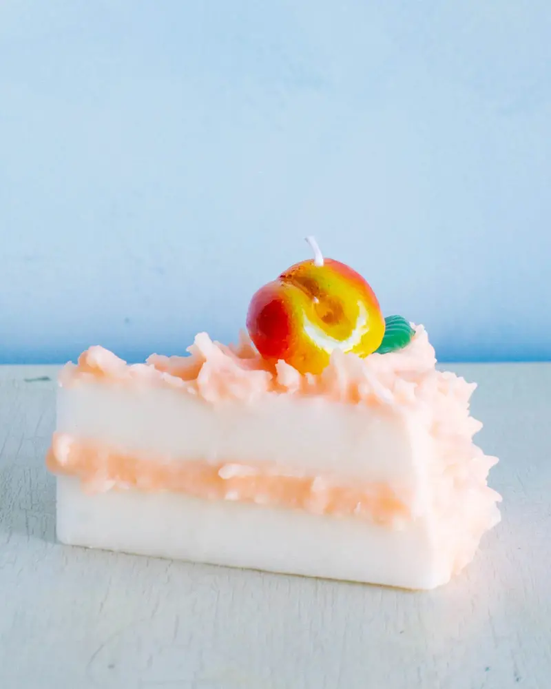 Peach Slice - Cake Slice - Wax Cake | Cereria Introna 1