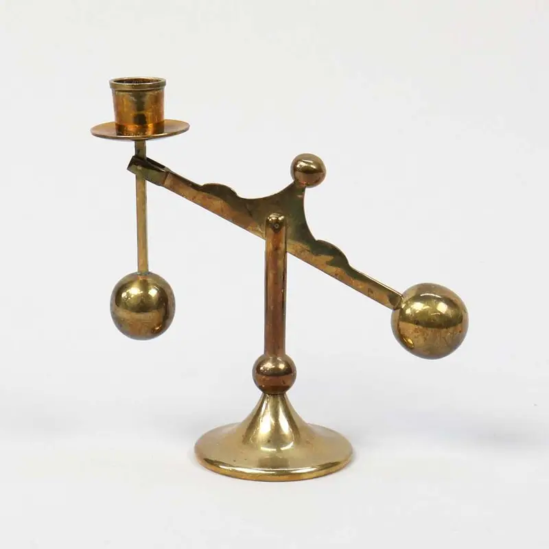Pendant Candlestick Skandia, Brass, 20Th Century 1