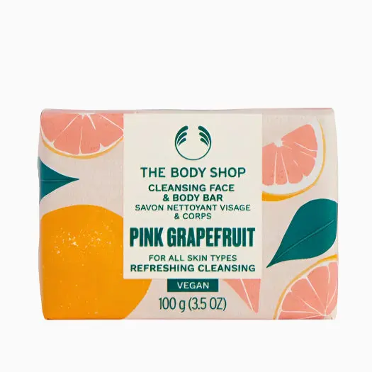 Pink Grapefruit Cleansing Face & Body Bar 1