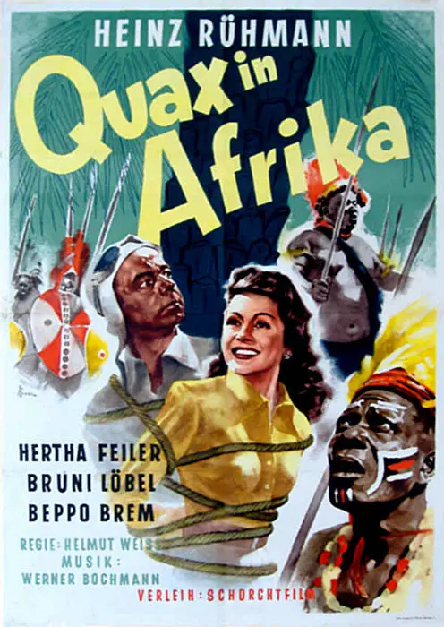 Quax In Afrika (1947) - Heinz Rühmann Dvd 1