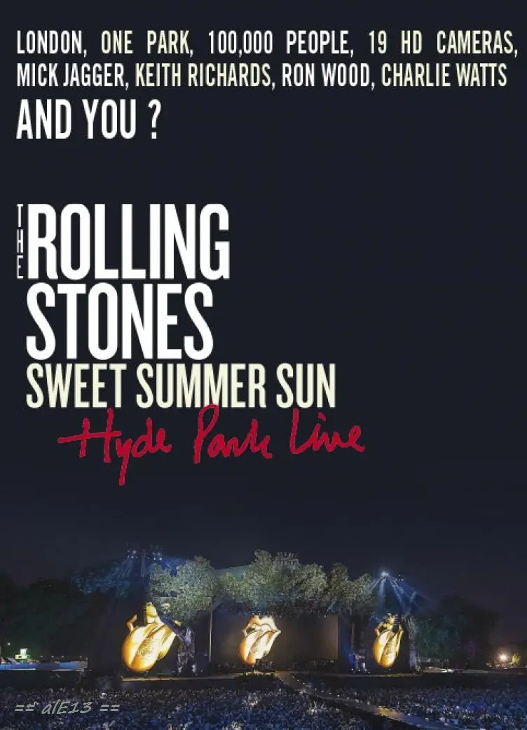 Rolling Stones : Sweet Summer Sun - Live In Hyde Park 2013 Dvd 1
