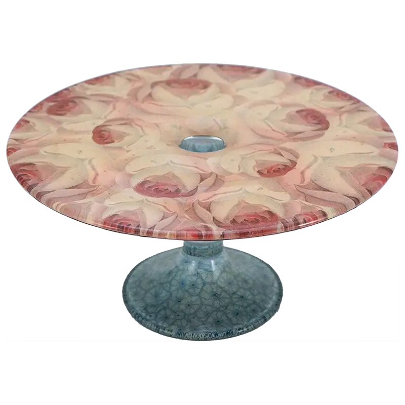 Roses - Stacking Cake Pedestal | John Derian 1