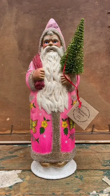 Santa With Butterflies, Pink | Ino Schaller 1