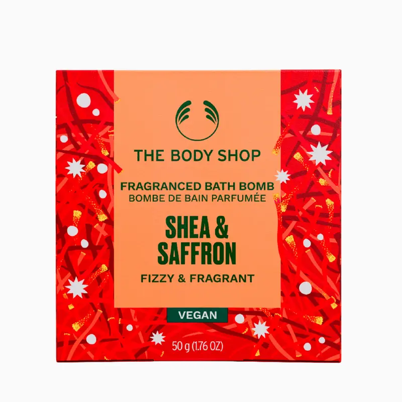 Shea & Saffron Bath Bomb 1