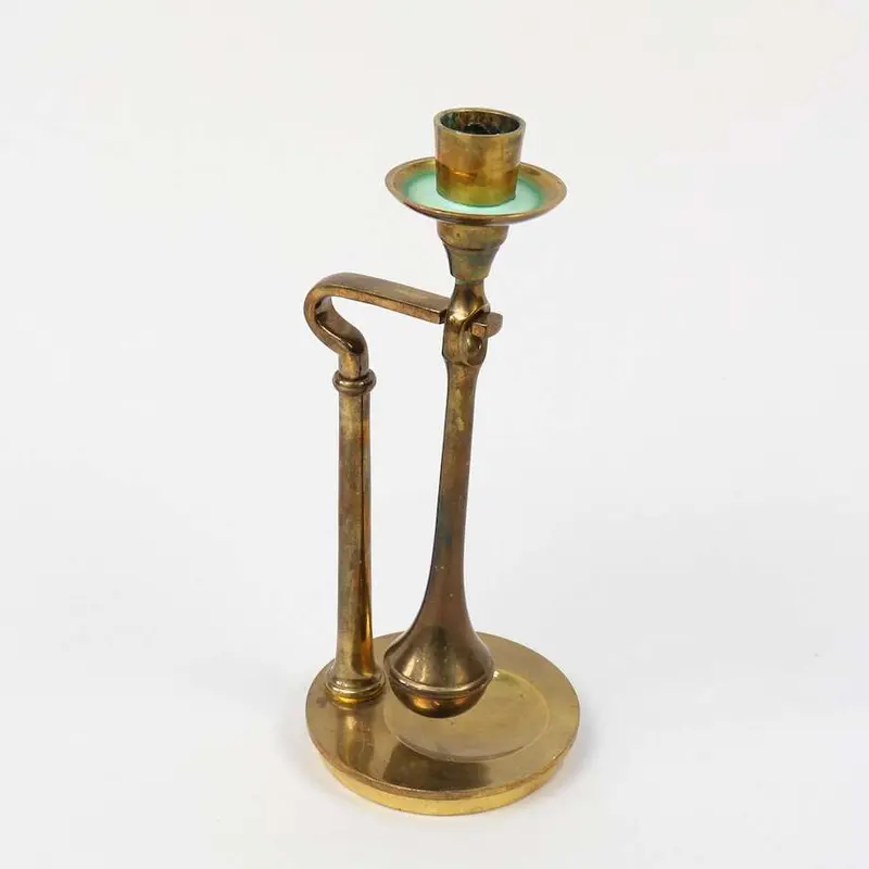 Ship’S Candlestick Brass, 20Th Century 1