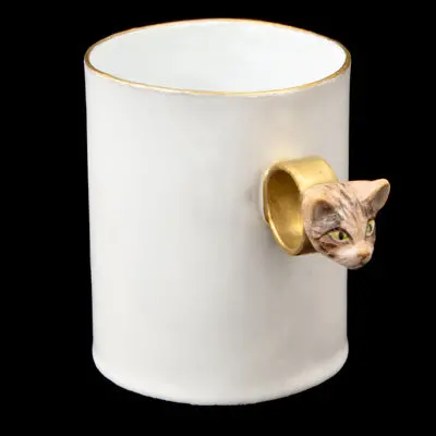 Striped Cat Ring Cup, Serena Carone | Astier De Villatte: Exclusive Pre-Order Item 1