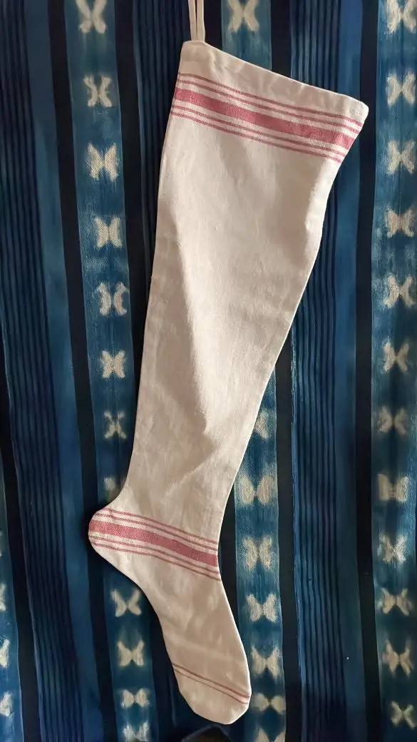 Swedish Christmas Stocking - Antique Fabric 1