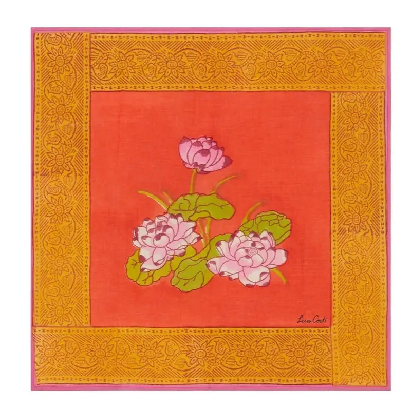 Tea Flower Napkins | Lisa Corti 1