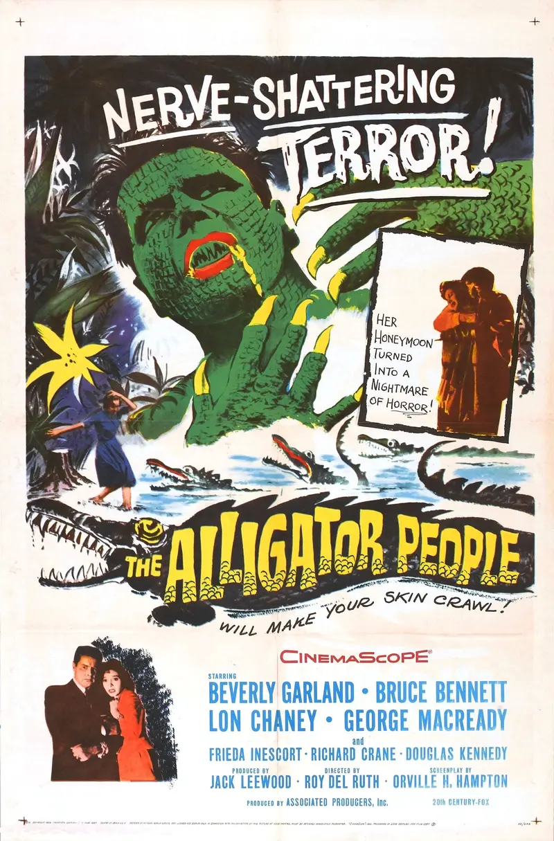The Alligator People (1959) - Beverly Garland    Colorized Version 1