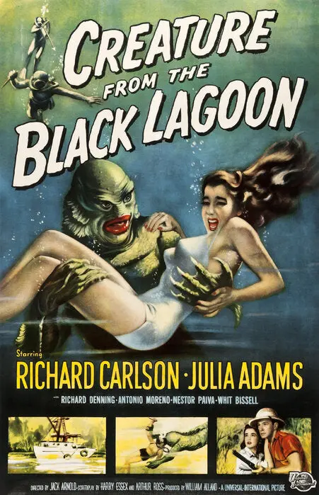 The Creature From The Black Lagoon (1954) - Richard Carlson  Colorized Version  Dvd 1