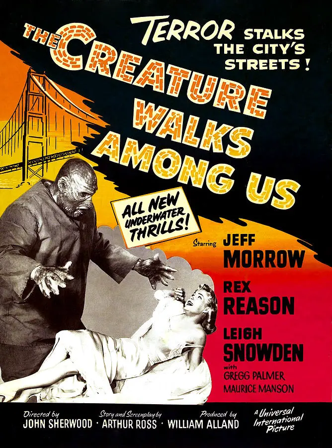 The Creature Walks Among Us (1956) - Jeff Morrow  Dvd 1