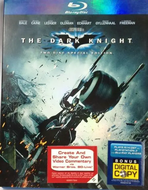 The Dark Knight (2008) - Christian Bale  Blu-Ray 1