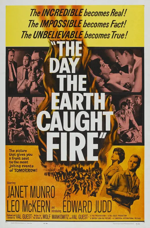 The Day The Earth Caught Fire (1961) - Janet Munro  Dvd 1