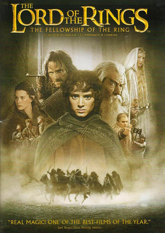 The Lord Of The Rings : The Fellowship Of The Rings (2001) - Elijah Wood  2 Dvd Set 1