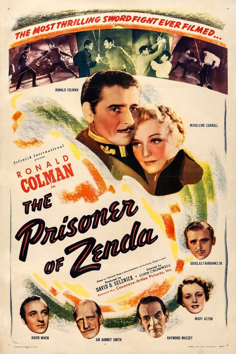The Prisoner Of Zenda (1937) - Ronald Colman  Colorized Version  Dvd 1