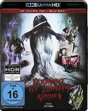 The Return Of The Living Dead (1985) - Clu Gulager  4K Ultra Hd Blu-Ray + Blu-Ray 1