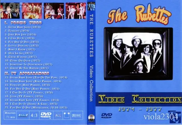 The Rubettes : Video Collection Dvd 1