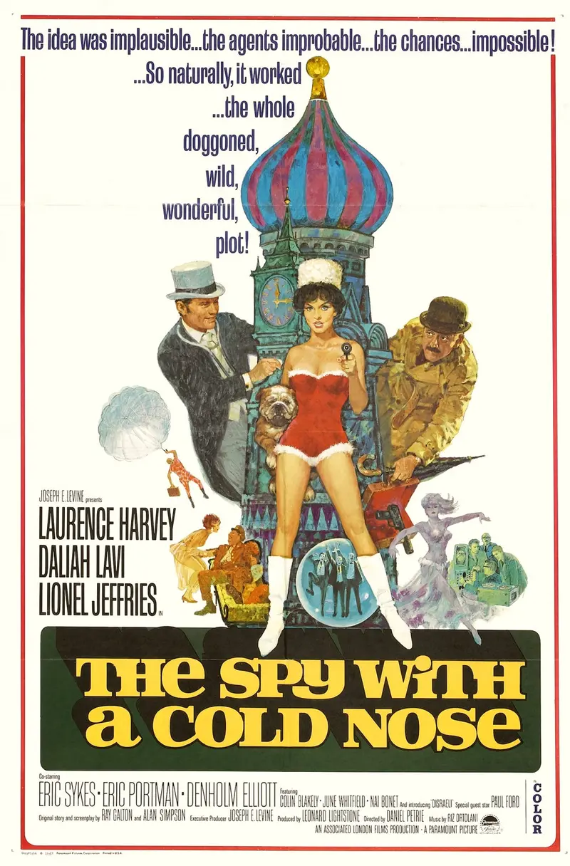 The Spy With A Cold Nose (1966) - Laurence Harvey  Dvd 1