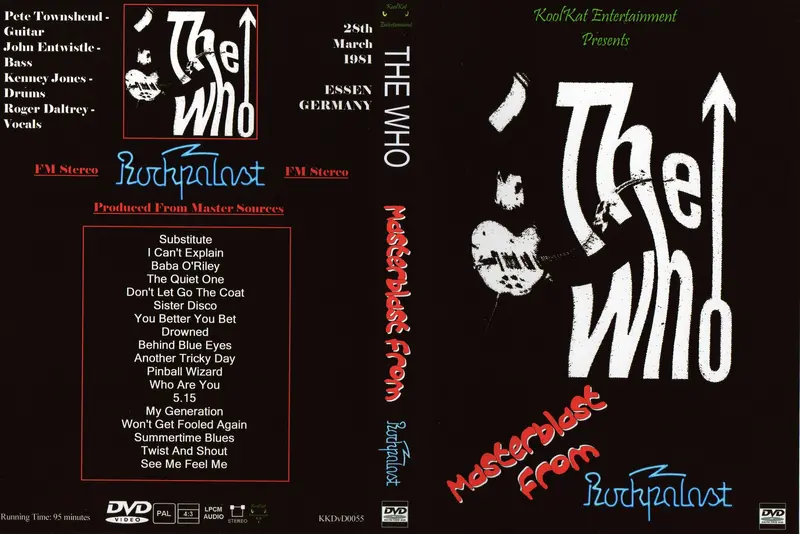 The Who : Masterblast From Rockpalast 1981  Dvd 1