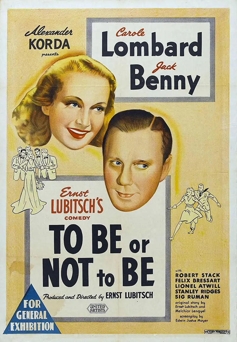 To Be Or Not To Be (1942) - Carole Lombard    Colorized Version  Dvd 1