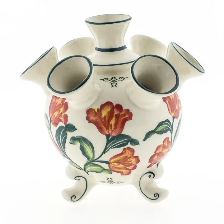 Tulip Vase On Legs Orange Tulip- Large 1