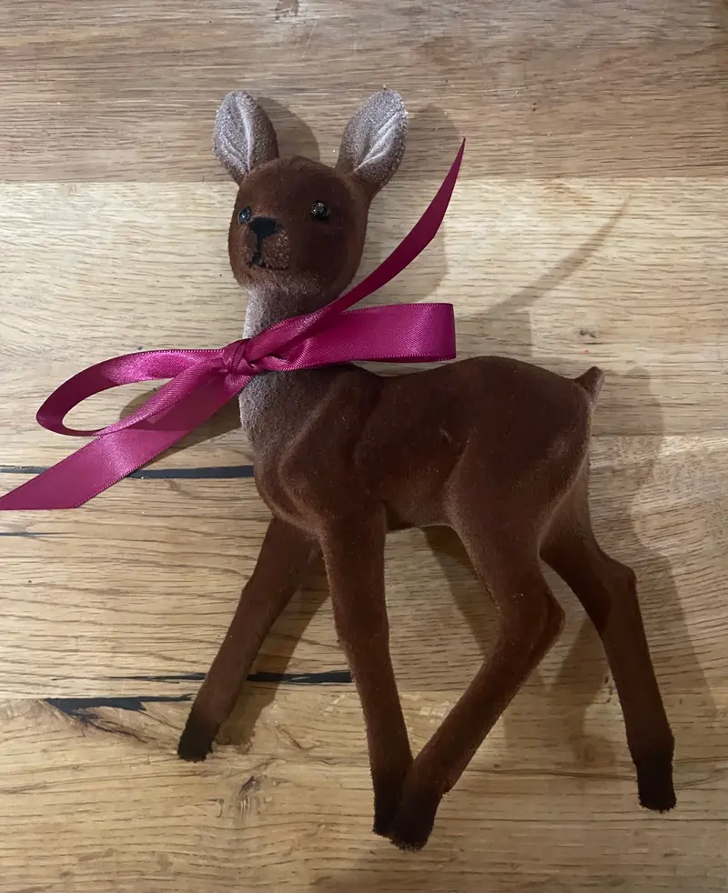 Velvet Bambi - Brown With Bow | Ino Schaller 1