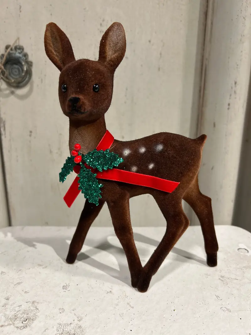 Velvet Bambi - Brown With Holly Deco | Ino Schaller 1