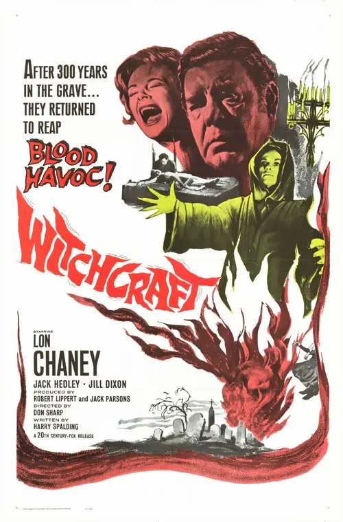 Witchcraft (1964) - Lon Chaney Jr.  Colorized Version 1