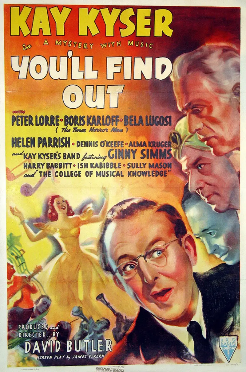 You'll Find Out (1940) - Boris Karloff  Colorized Version  Dvd 1