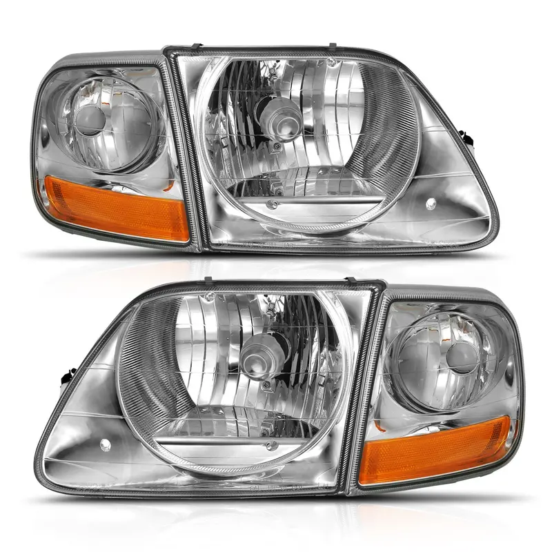 Anzo Usa Crystal Headlight Set – Clear Lens With Integrated Parking Lights For G2-Style Applications 1