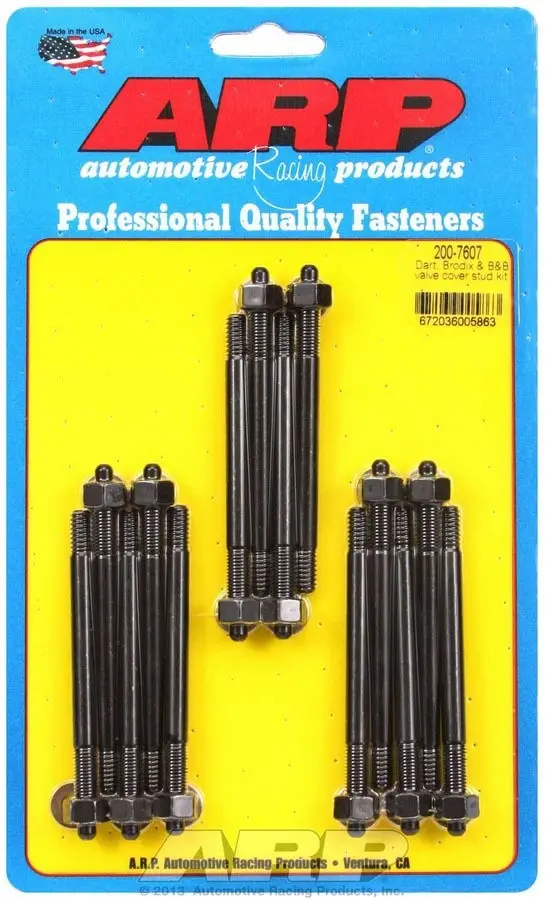 Arp 200-7607 1/4"-28 6-Point Valve Cover Stud Kit (14-Piece) 1