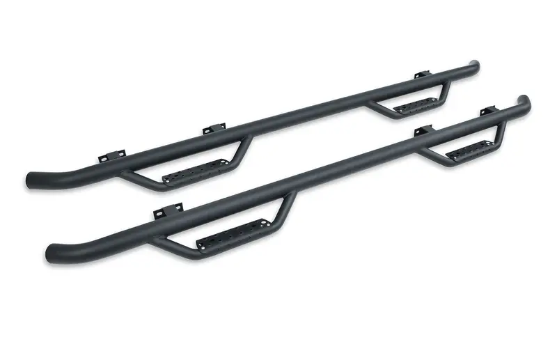 Go Rhino Drop-Down Hoop Step – Heavy-Duty Nerf Bar Designed For Lifted Trucks And Large-Diameter Tires 1