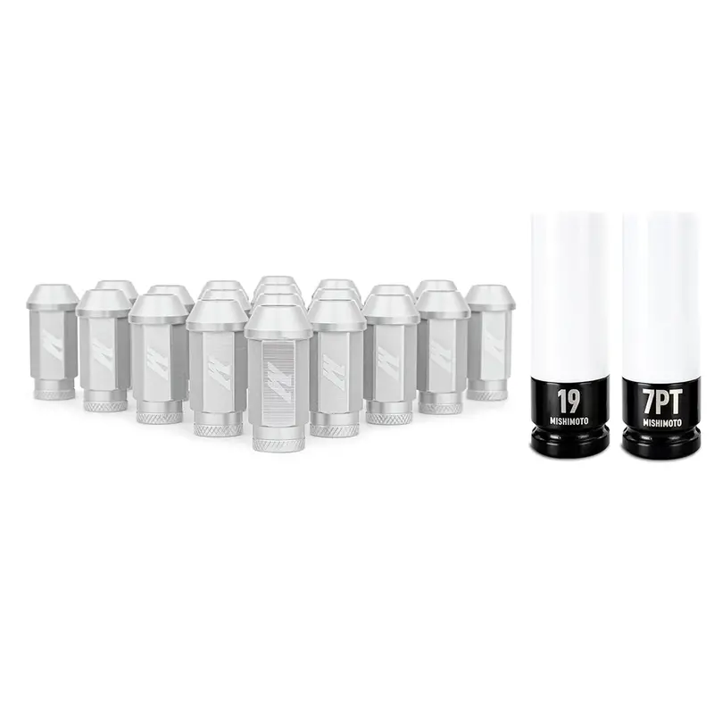 Mishimoto Mmlg-125-20Lsl Red Locking Lug Nut Set – M12X1.25, 20-Piece Aluminum 1