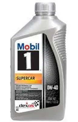 Mobil 1 0W-40 Supercar Synthetic Motor Oil – 6-Pack (1 Quart Each) 1