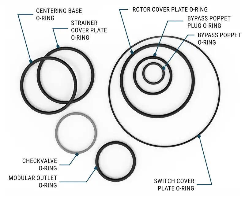 Oem Replacement Seal Kit For V20-115 And V20-230 Fuel Transfer Pumps 1