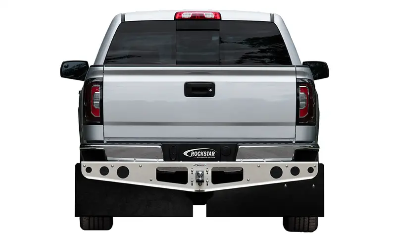 Rockstar A10100311 Xl Hitch-Mount Mud Flaps With Reinforced Aluminum Frame 1