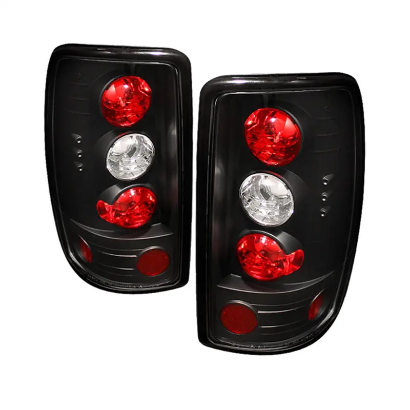 Spyder Euro-Style Tail Light Pair – Black Housing, Oem Bulb Compatible 1